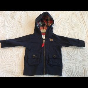 Carter’s navy blue zip up hoodie. 3 months